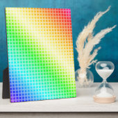 Rainbow Squares Fotoplatte (Seite)