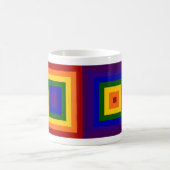 Rainbow Squares Kaffeetasse (Mittel)