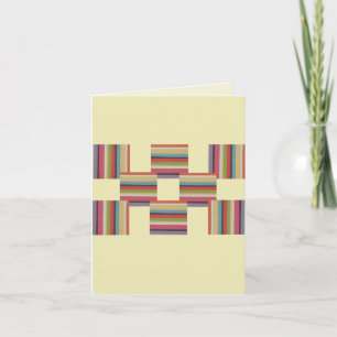 Rainbow Squares-Karte Karte
