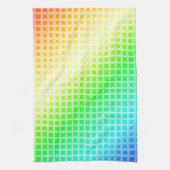 Rainbow Squares Küchentuch (Vertikal)