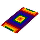 Rainbow Squares Magnet (Linke Seite)