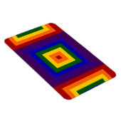 Rainbow Squares Magnet (Rechte Seite)