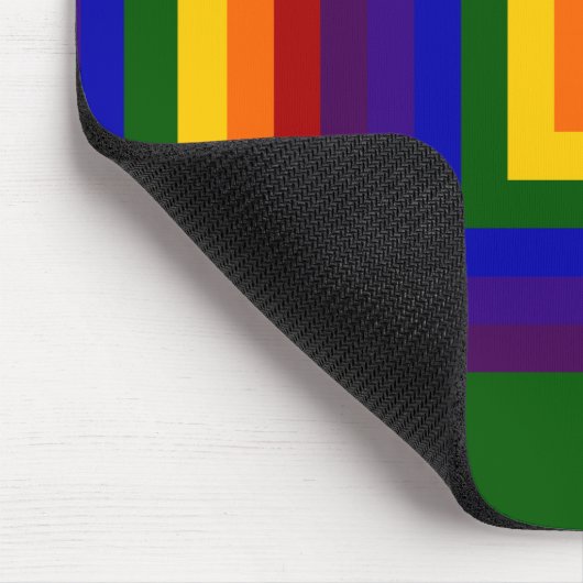 Rainbow Squares Maus Pad Mousepad (Ecke)