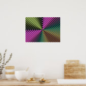 Rainbow Squares Poster (Küche)