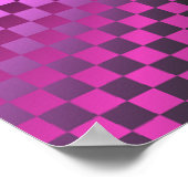 Rainbow Squares Poster (Ecke)