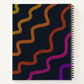 Rainbow Squiggle Notizblock (Rückseite)
