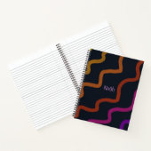 Rainbow Squiggle Notizblock (Innenseite)