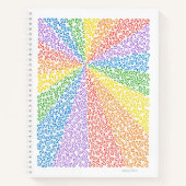 Rainbow Squiggles-Notebook Notizblock (Vorderseite)