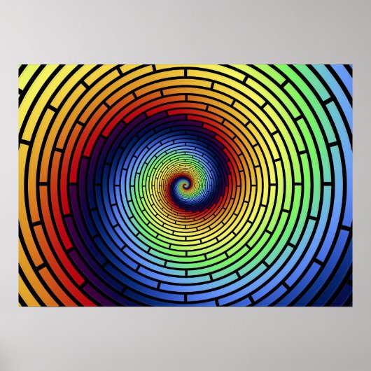 Rainbow Squiral Poster ROY G BIV (Vorne)