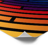 Rainbow Squiral Poster ROY G BIV (Ecke)