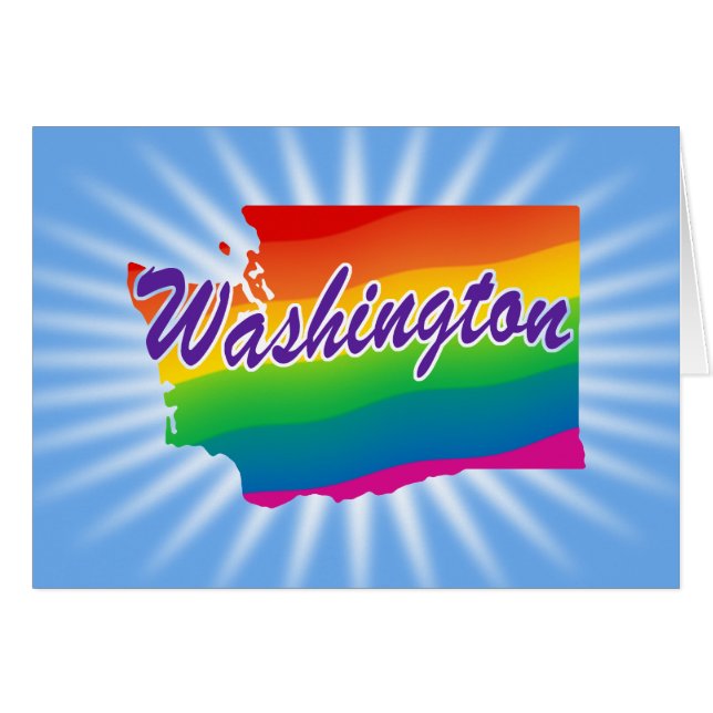 Rainbow-Staat in Washington (Vorderseite (Horizontal))
