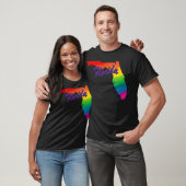 Rainbow Staat Kontur Florida T-Shirt (Unisex)