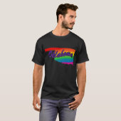 Rainbow Staat Kontur Oklahoma T-Shirt (Vorne ganz)