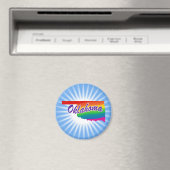 Rainbow-Staat Oklahoma Magnet (In Situ (Geschirrspüler))