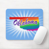 Rainbow-Staat Oklahoma Mousepad (Mit Mouse)