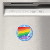 Rainbow-Staat von Arkansas Magnet (In Situ (Geschirrspüler))
