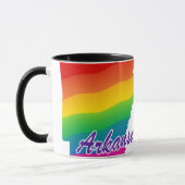 Rainbow-Staat von Arkansas Tasse (Links)