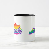 Rainbow-Staat von Kentucky Tasse (Zentrum)