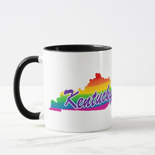 Rainbow-Staat von Kentucky Tasse (Links)
