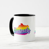 Rainbow-Staat von Kentucky Tasse (Vorderseite Links)