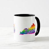 Rainbow-Staat von Kentucky Tasse (VorderseiteRechts)