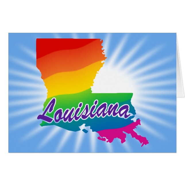 Rainbow-Staat von Louisiana (Vorderseite (Horizontal))