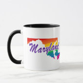 Rainbow-Staat von Maryland Tasse (Links)