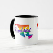 Rainbow-Staat von Maryland Tasse (Vorderseite Links)