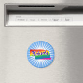 Rainbow-Staat von Nebraska Magnet (In Situ (Geschirrspüler))