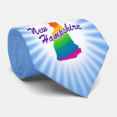 Rainbow-Staat von New Hampshire Krawatte (Gerollt)