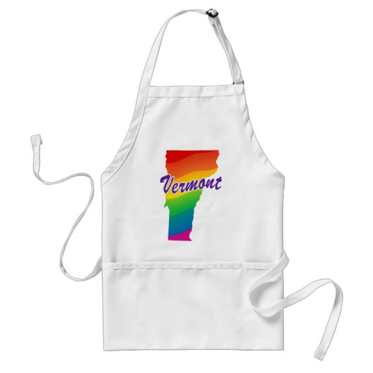 Rainbow-Staat von Vermont Schürze (Vorne)