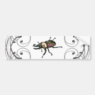 Rainbow Stag Beetle Autoaufkleber
