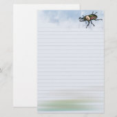 Rainbow Stag Beetle Briefpapier (Vorne/Hinten)