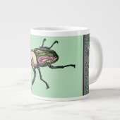 Rainbow Stag Beetle Jumbo-Tasse (Vorderseite Rechts)
