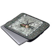 Rainbow Stag Beetle Laptopschutzhülle (Vorne Knopf)
