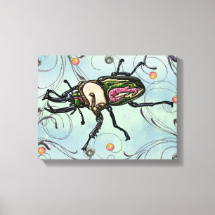 Rainbow Stag Beetle Leinwanddruck