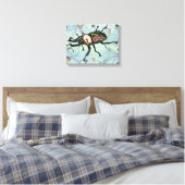 Rainbow Stag Beetle Leinwanddruck (Insitu (Schlafzimmer))