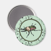 Rainbow Stag Beetle Magnet (Vorderseite/Rückseite)