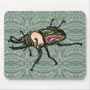 Rainbow Stag Beetle Mousepad