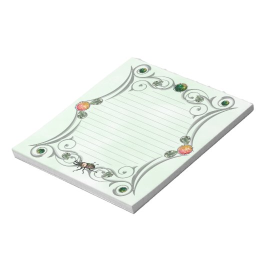 Rainbow Stag Beetle Notizblock (Rotiert)