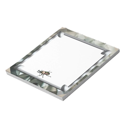 Rainbow Stag Beetle Notizblock (Rotiert)
