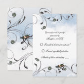 Rainbow Stag Beetle UAWG RSVP Karte (Vorne/Hinten)