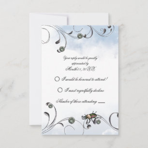 Rainbow Stag Beetle UAWG RSVP Karte