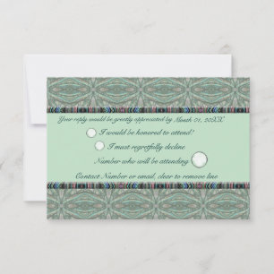 Rainbow Stag Beetle UAWG RSVP Karte
