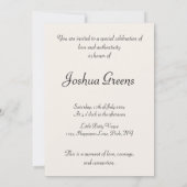 Rainbow Stairs Man kommt raus Einladung (Rückseite)