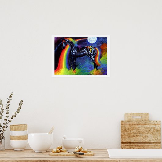 Rainbow Stallion Poster (Küche)