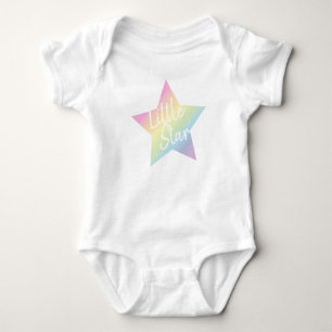 Rainbow Star Baby Dusche Strampler
