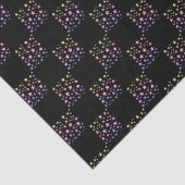 Rainbow Star Checkerboard Seidenpapier (Detail)