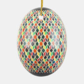 Rainbow Star Egg Ornament (Vorne)