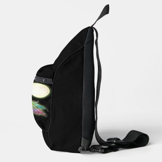 Rainbow Star Fairies Fantasy Art Crossbody Bag (Rechts)